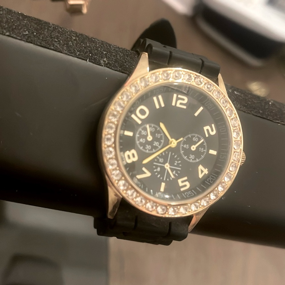 Black and Gold watch